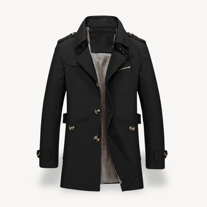 Men's Cotton Blend Trench Coat