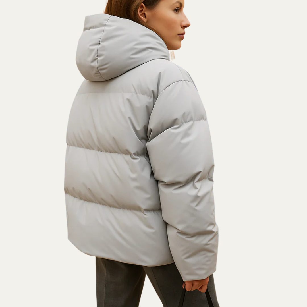 Women’s Cropped Oversized Puffer Jacket