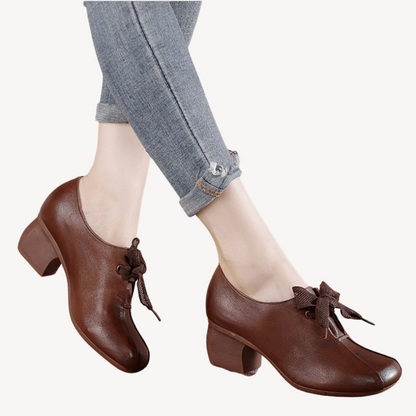 Orthopedic Bow-Detail Heels for Women