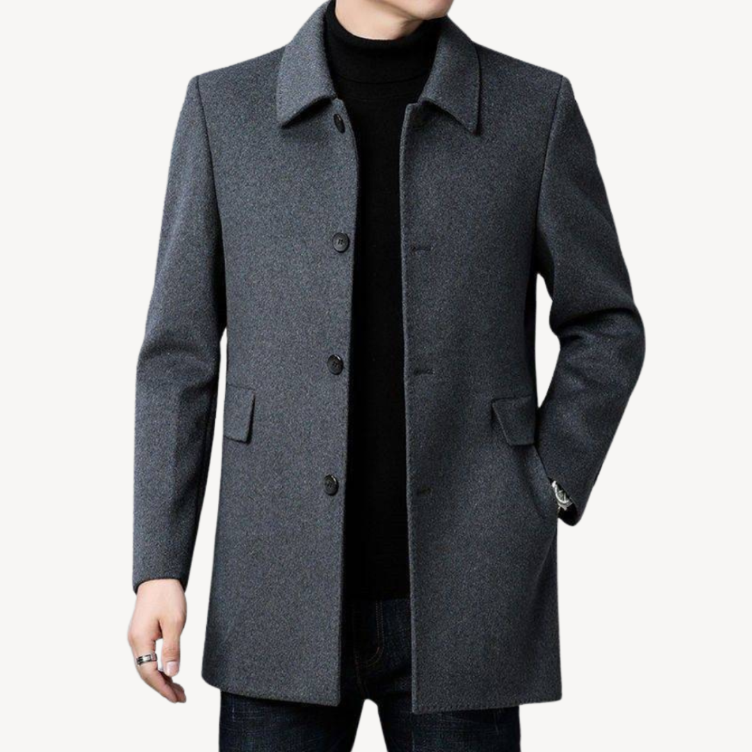 Men's Wool Blend Coat