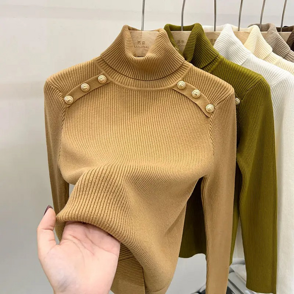 Women's Classic Fit Cozy Turtleneck Sweater
