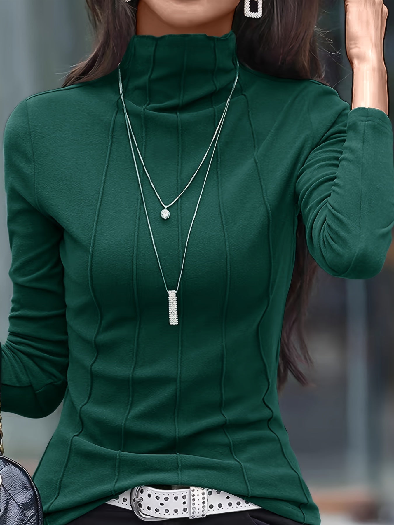 Women's Classic Crew Neck Warm Fit Sweater Jumper - BritishElegance
