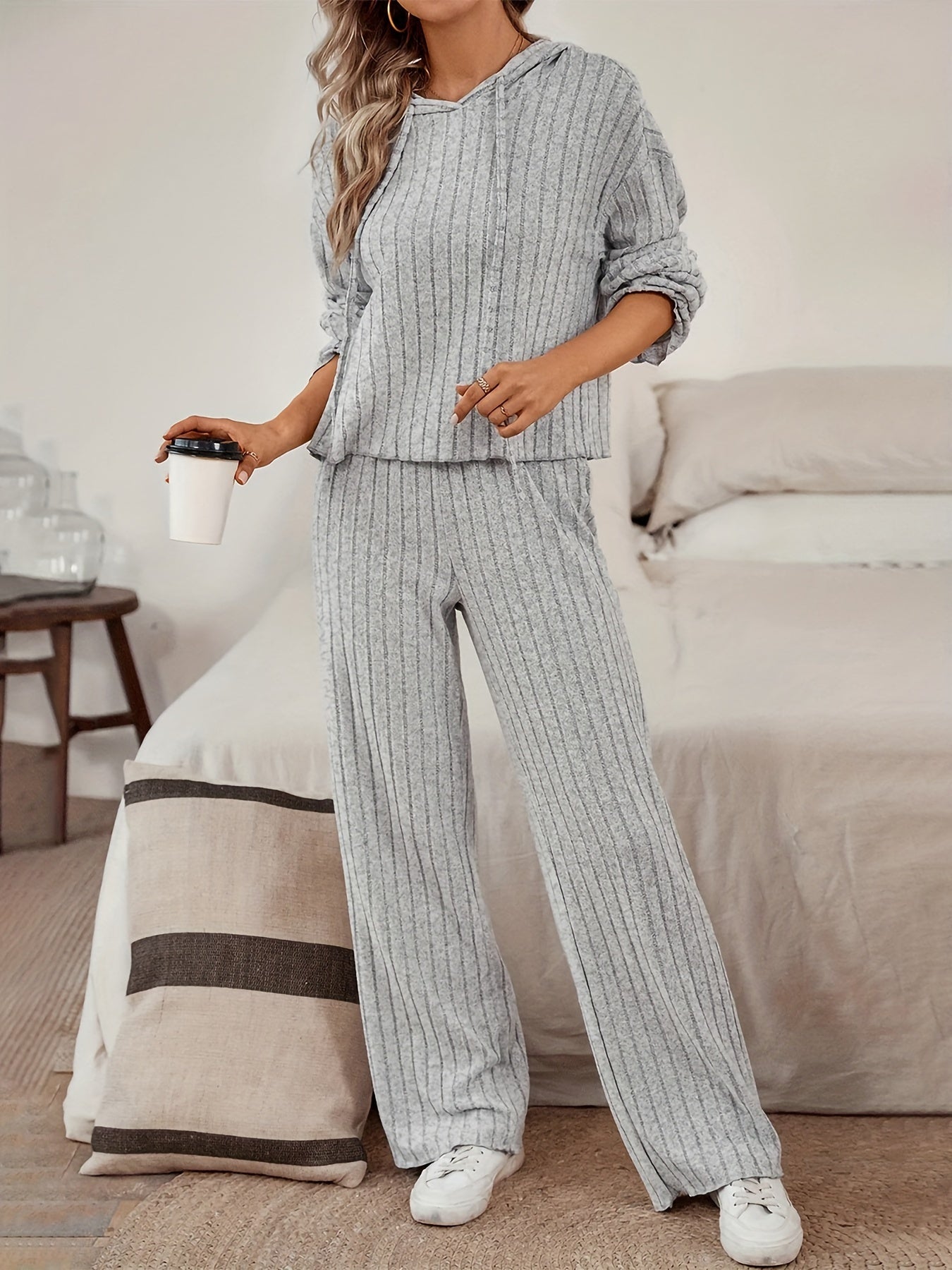 Comfy Women's 2 Piece Tracksuit Set with Hoodie and Trousers