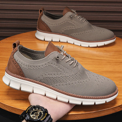 Breathable Mesh Oxford Sneakers for Men