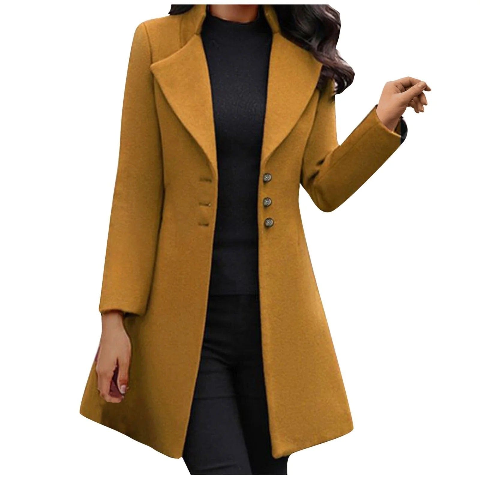 Classic Women's Coat - Warm Autumn Jacket - BritishElegance