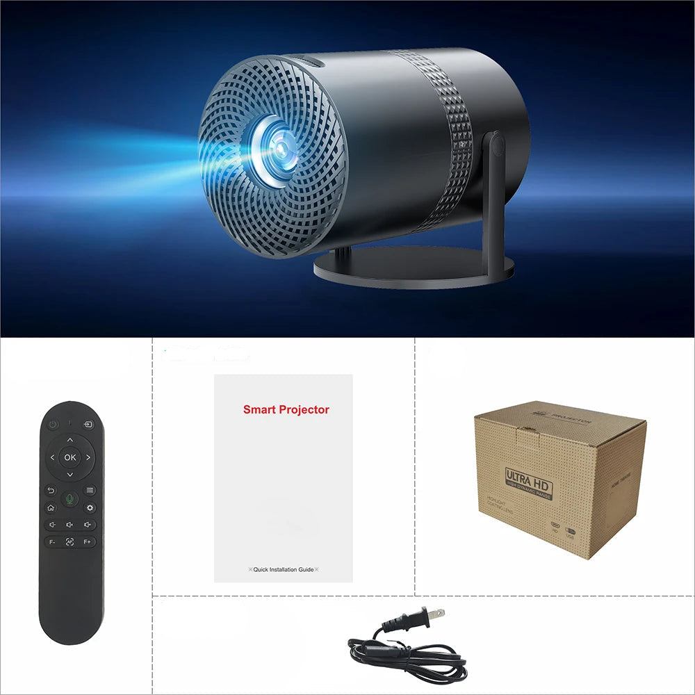 Compact 720p HD Portable Wireless Projector - BritishElegance