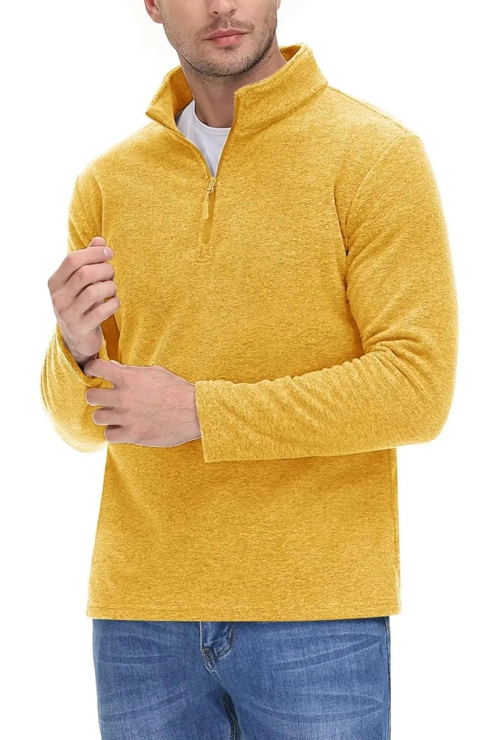 Cozy Fleece Pullover with Half Zip