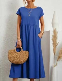 Comfortable Casual Knee Length Midi Dress