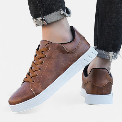 Men’s Classic Matte Lace Up Casual Sneakers