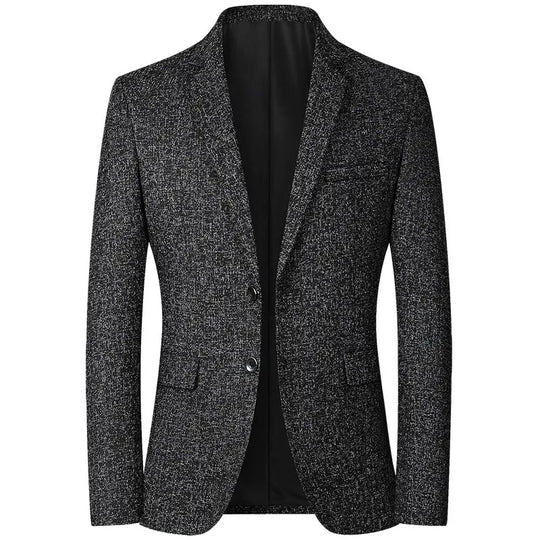 Stylish leopard print casual blazer