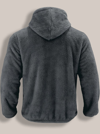 Martin | Men’s Plus Size Zip-Up Hooded Jacket - Casual Comfort Hoodie