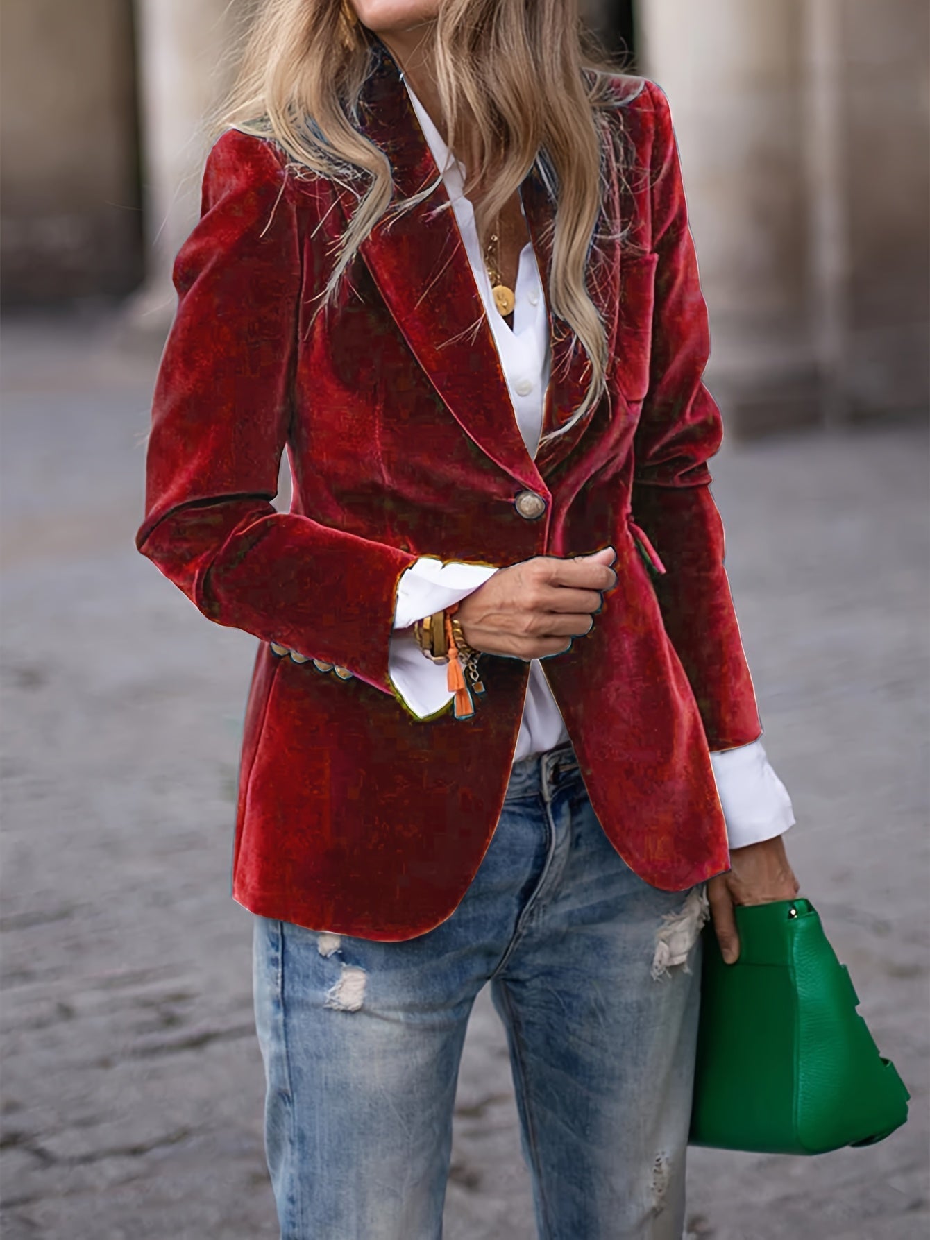 Timeless Ladies Tailored Jacket - BritishElegance