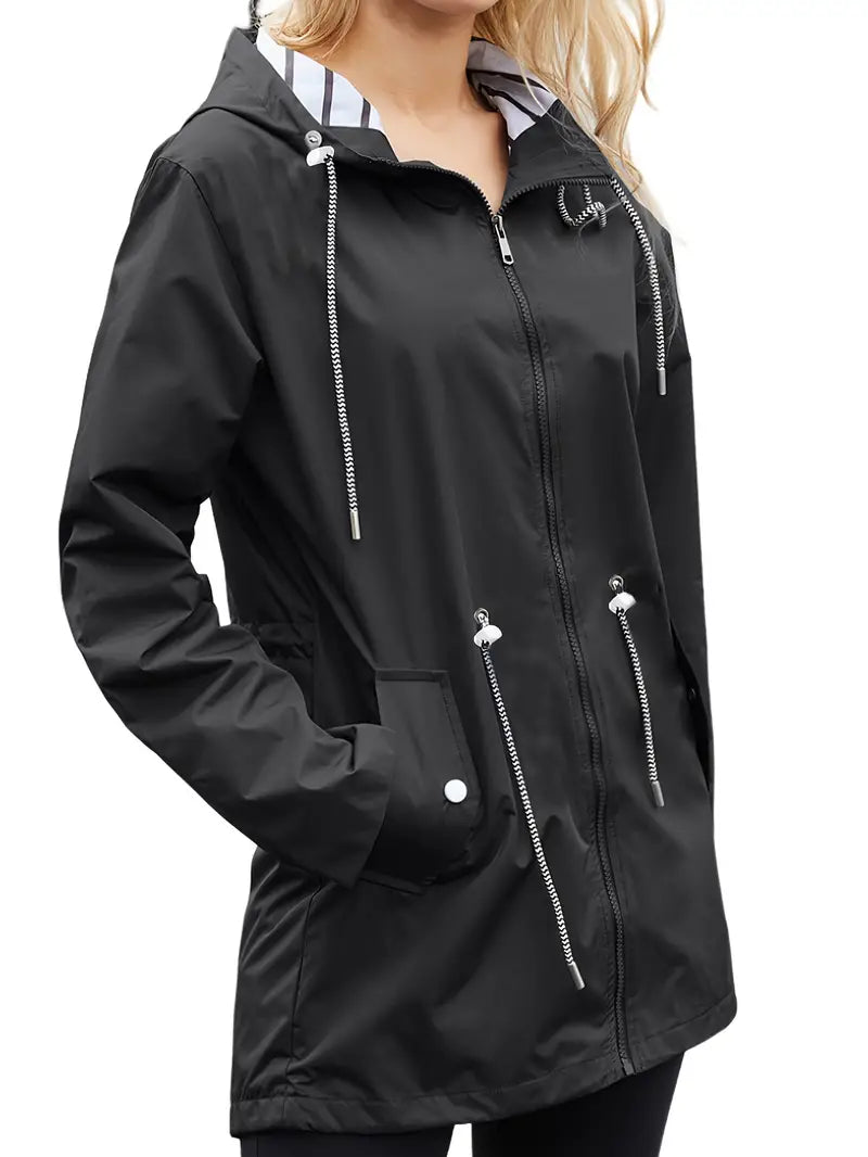 Waterproof Women's Winter Parka Coat with Hood - BritishElegance