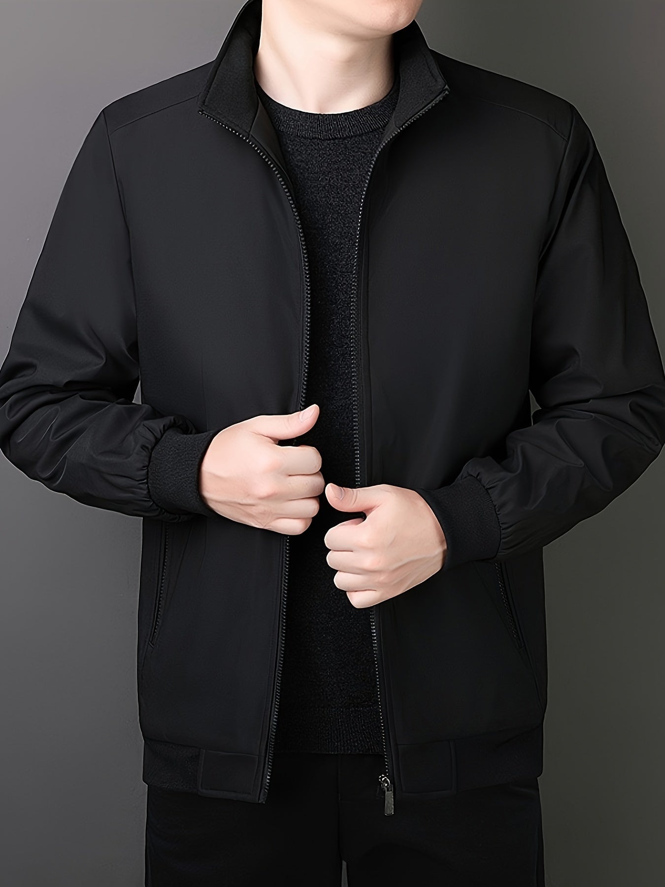 Classic Simple Coat for Men - Warm Winter Casual Jacket - BritishElegance