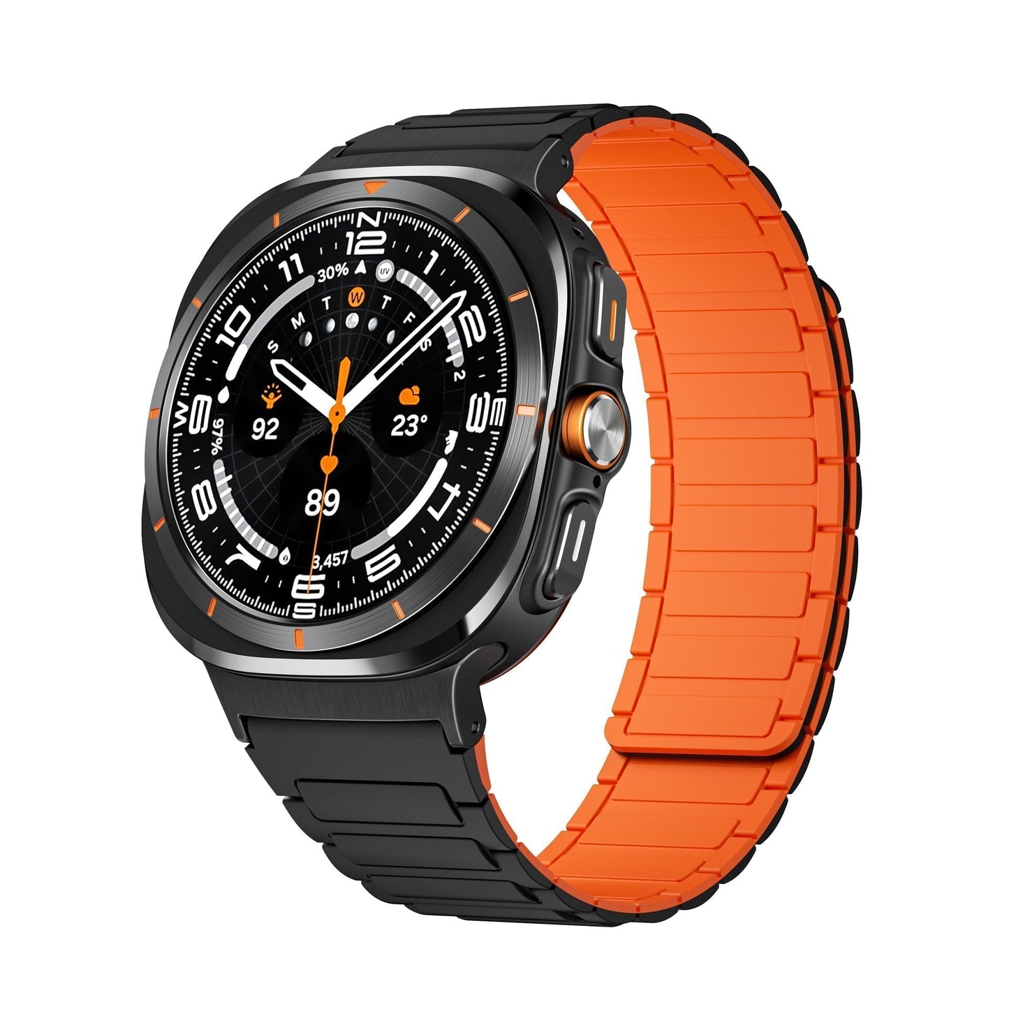 Flexible Magnetic Fitness Strap for Samsung Watch 7 Ultra