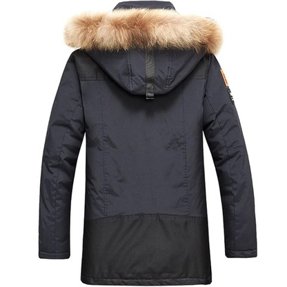 Edward | Hooded warm winter jacket for men