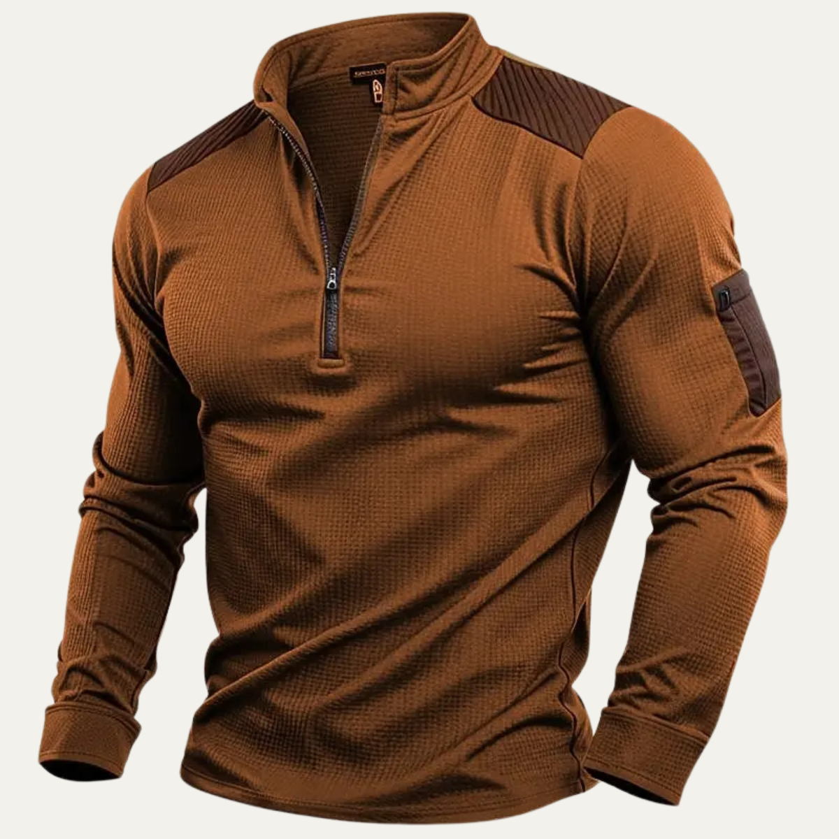 The Carovigno Men’s Lightweight Half Zip Tactical Outdoor Jumper