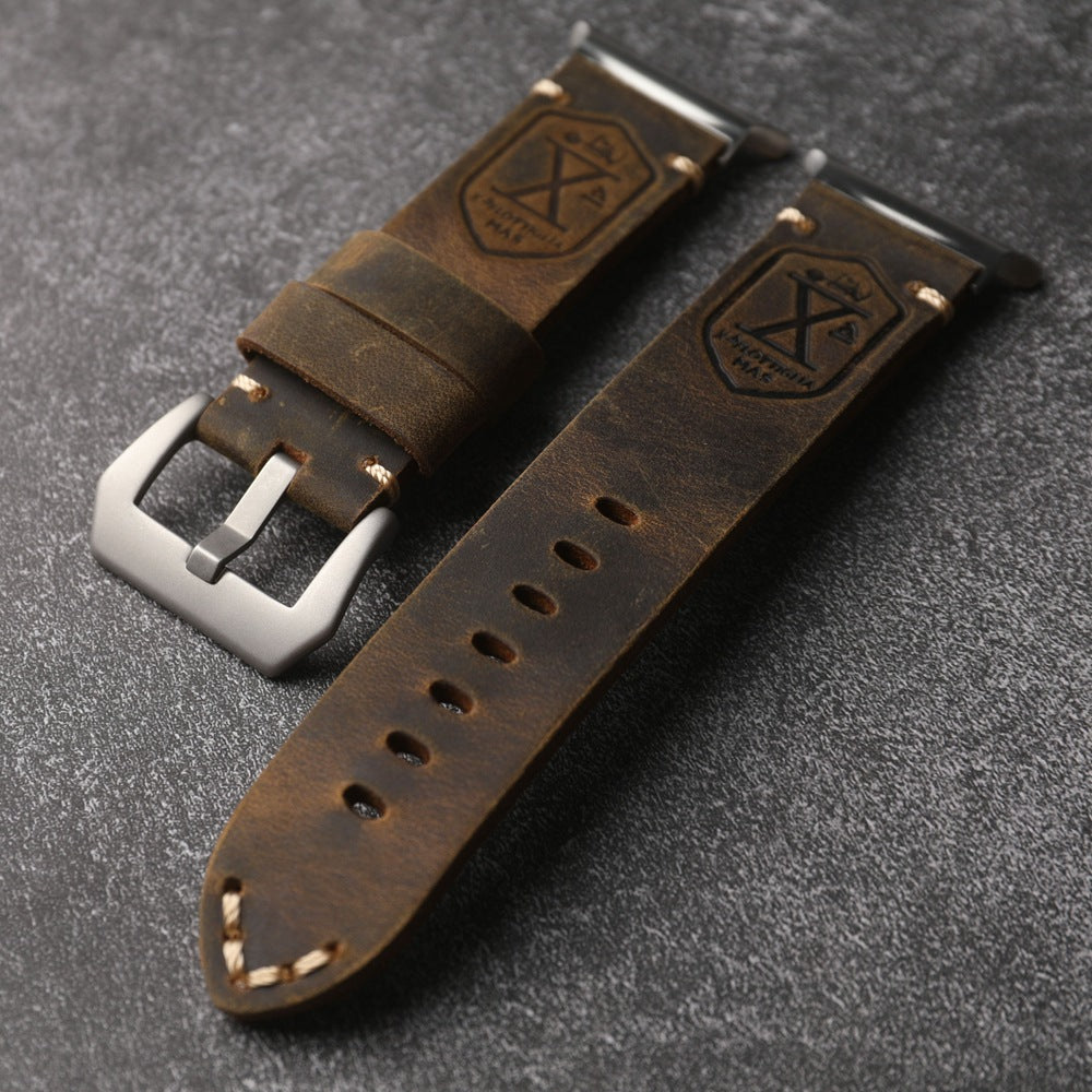 Classic Genuine Leather Band for Samsung Watch Ultra