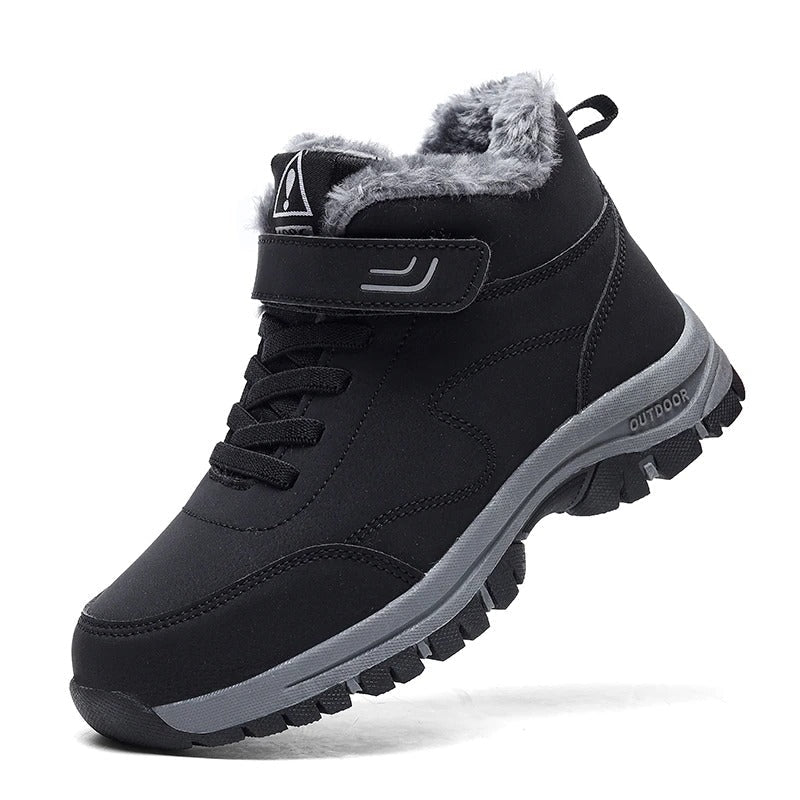 Warm Waterproof Insulated Hiking Boots for Cold Weather - BritishElegance