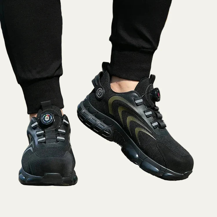 Men’s Futuristic Mesh Sneaker with Rotary Lacing System