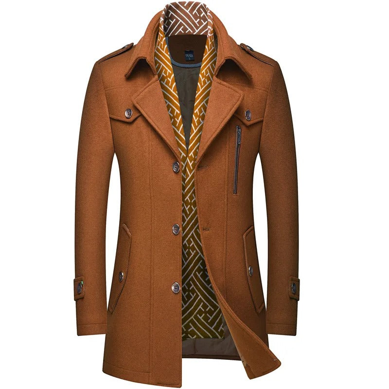 Classic Men's Wool Coat