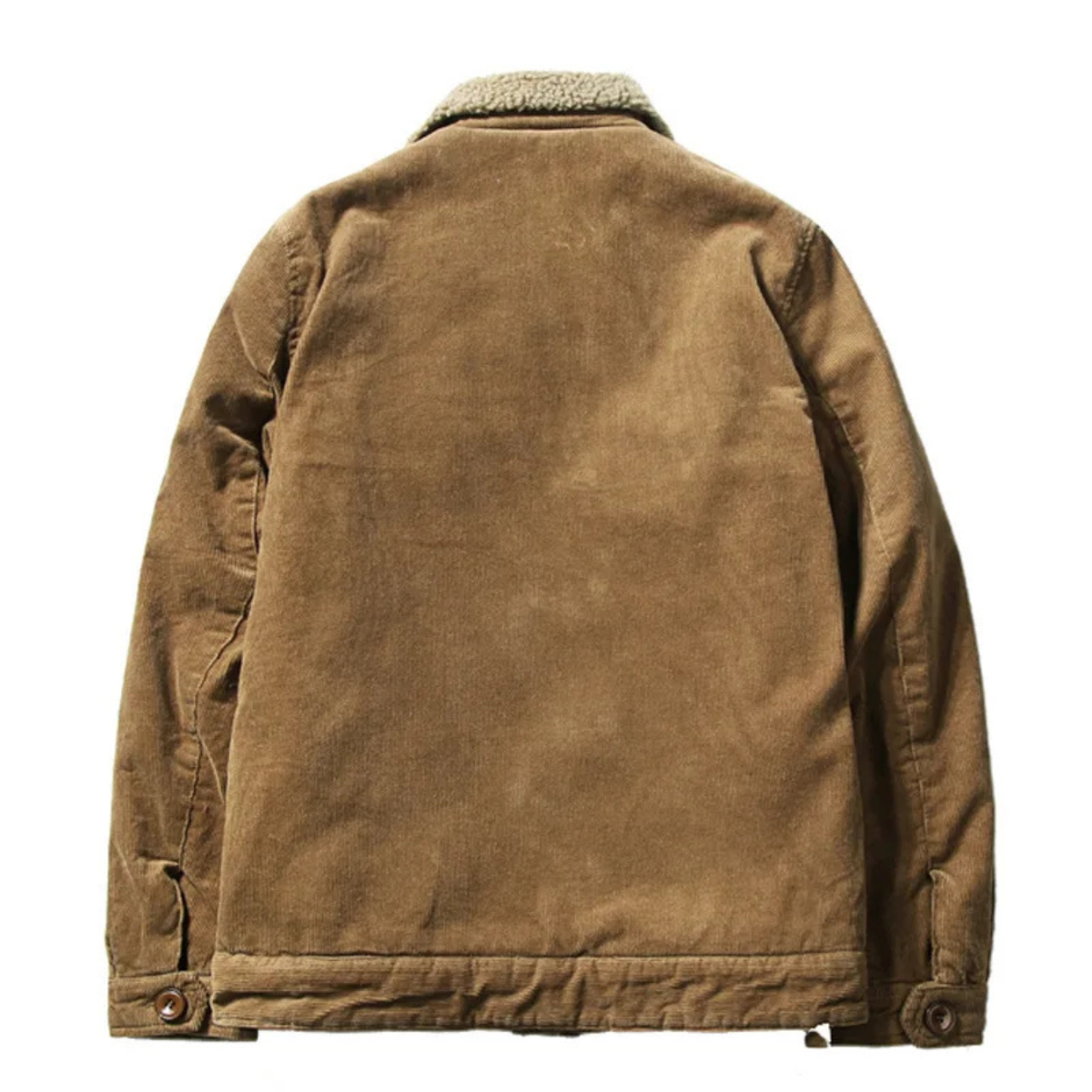 The Montefalco  Men’s Vintage Corduroy Winter Turn Down Collar Jacket