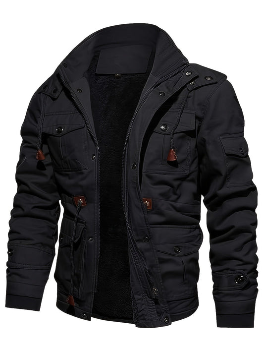 Warm Waterproof Men's Hoodie Jacket - BritishElegance