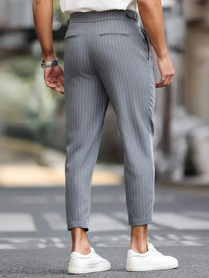 The Montrose Elegant Striped Trousers