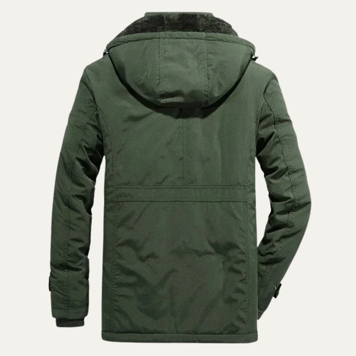 Men’s Winter Parka Jacket with Adjustable Hood