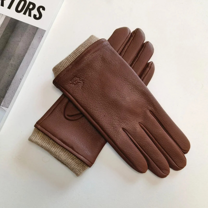 The Belvoir Men's Wool Knitted Winter Gloves