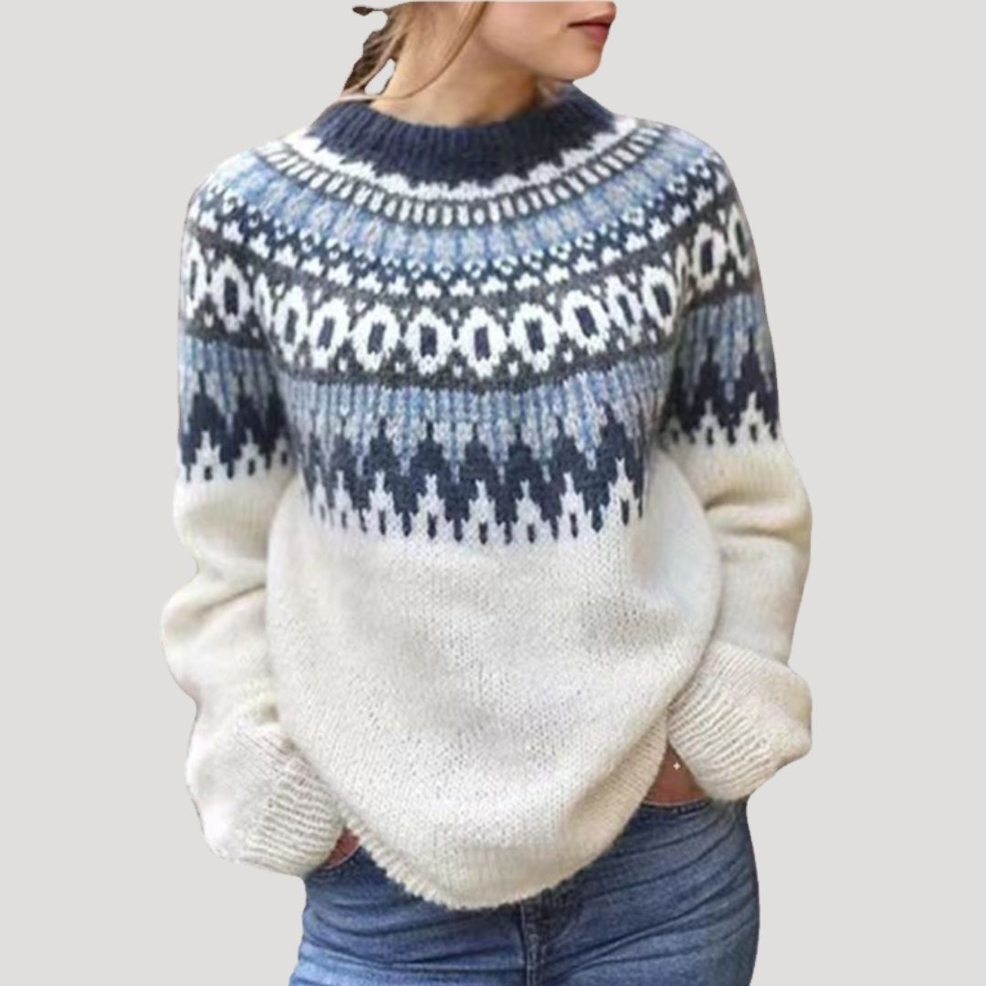 Cozy Women's Cable Knit Sweater - Super Soft - BritishElegance