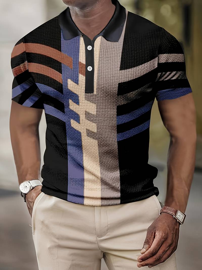 Daniel Vintage-Style Casual Quarter-Button Shirt