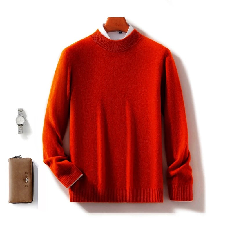 Classic British Crew Neck Sweater - BritishElegance