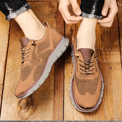 Classic City Brown Sneakers - BritishElegance