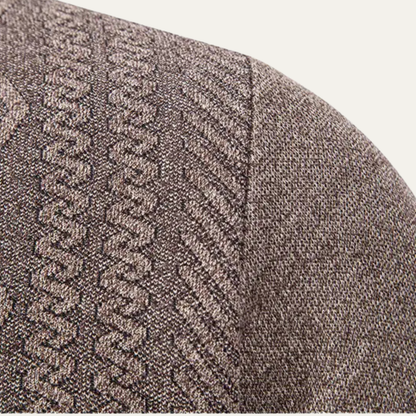 The Murano Men's Slimt Fit Knitted Button Up V Neck Cardigan