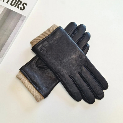 The Belvoir Men's Wool Knitted Winter Gloves