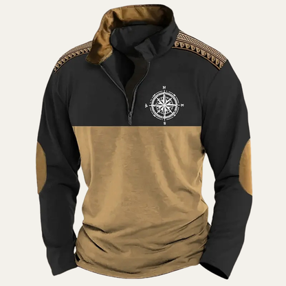 The Savelletri Men’s Casual Lightweight Half Zip Tactical Outdoor Jumper