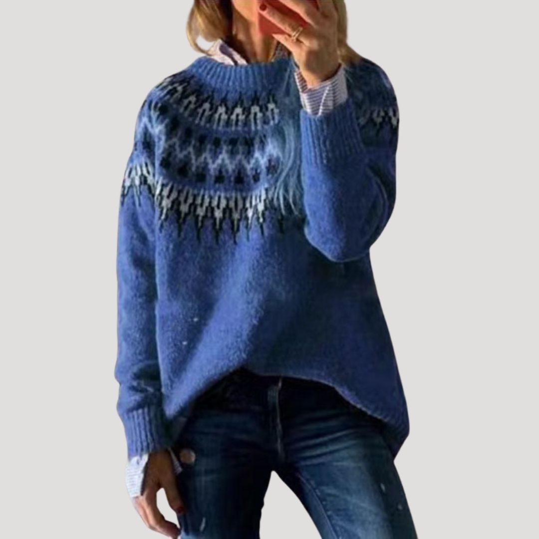 Cozy Women's Cable Knit Sweater - Super Soft