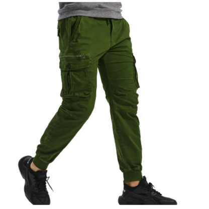 Comfortable Hiking Pants with Elastic Waist and Storage Pockets