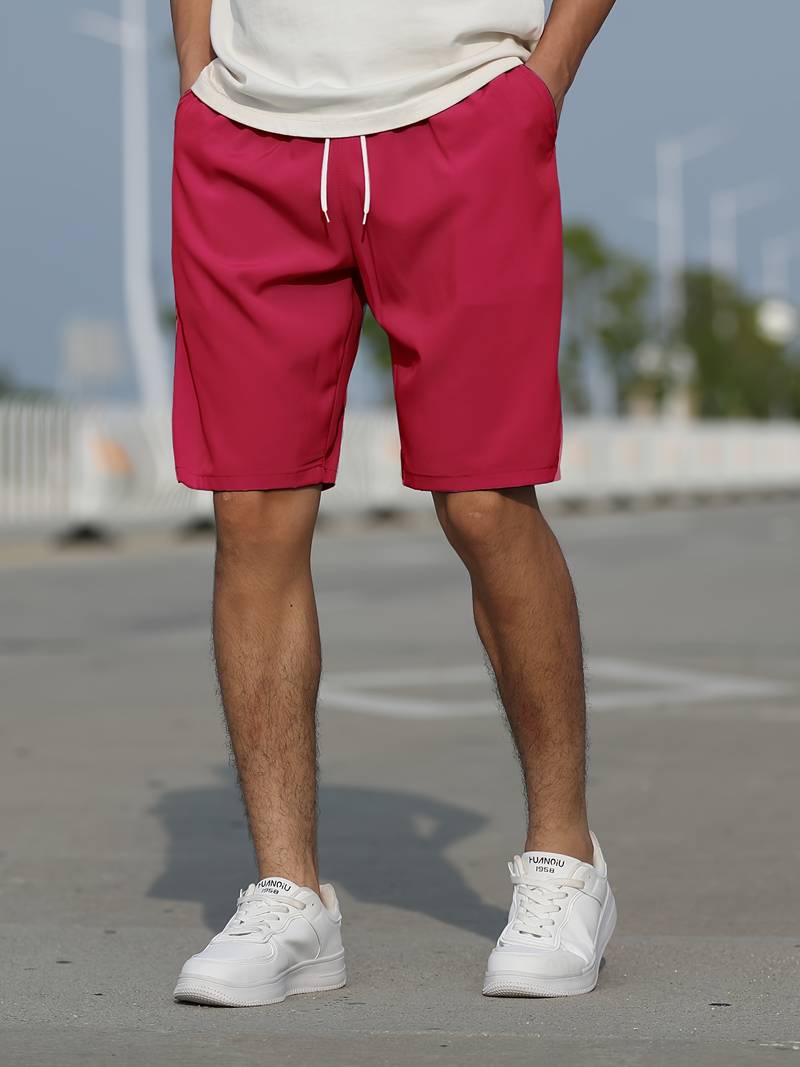 Daniel Drawstring Graphic Shorts