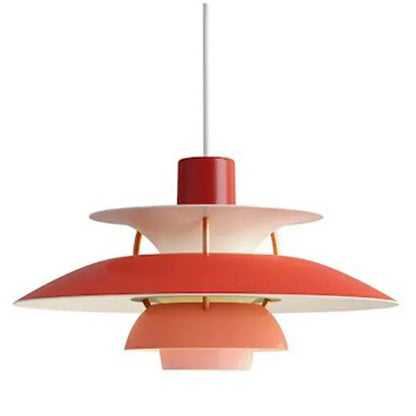 Bright Colored Glass LED Pendant Light Fixture