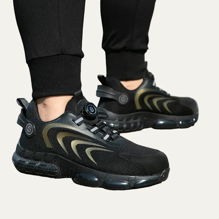 Men’s Futuristic Mesh Sneaker with Rotary Lacing System