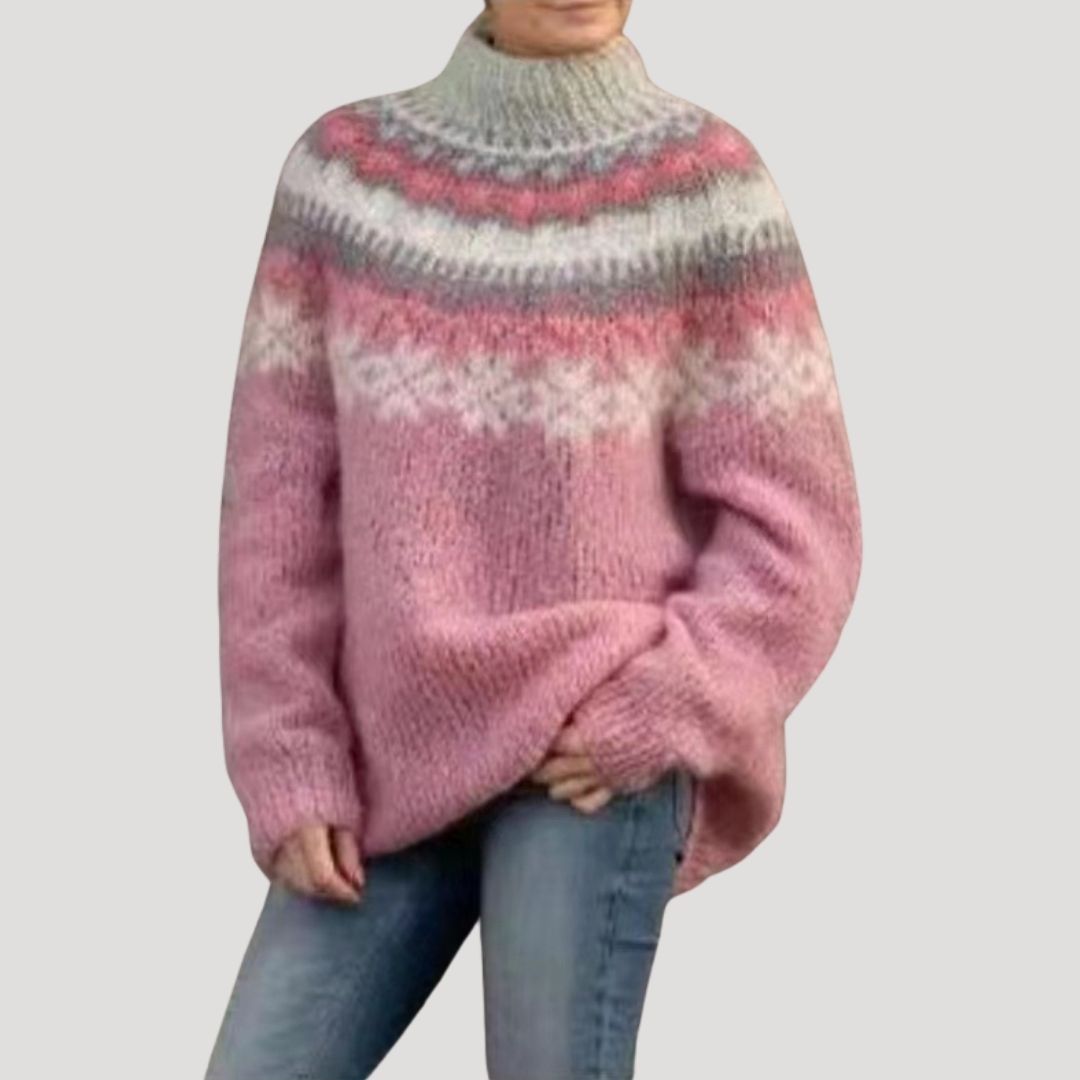 Cozy Women's Cable Knit Sweater - Super Soft