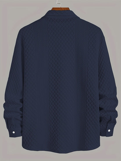 Men's shirt made from stretch jersey - modern comfort with a classic touch