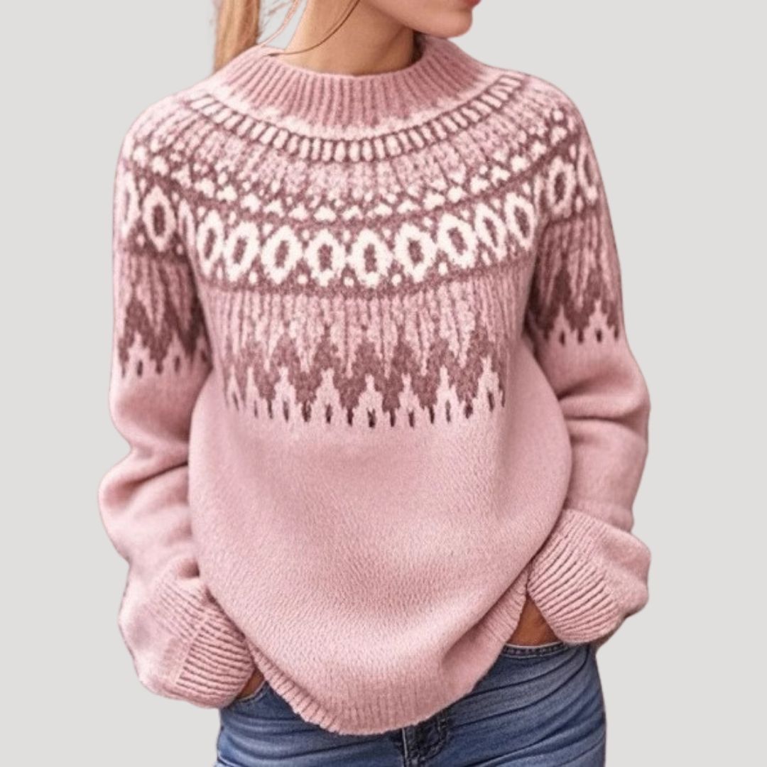 Cozy Women's Cable Knit Sweater - Super Soft