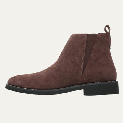 The Belleville Men’s Genuine Suede Chelsea Dress Boots