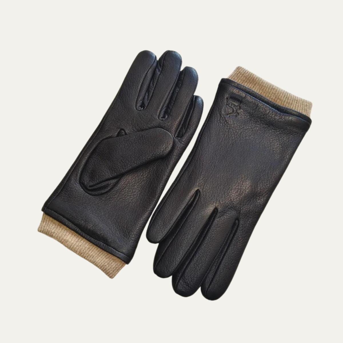 The Belvoir Men's Wool Knitted Winter Gloves