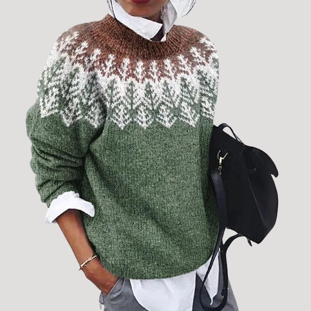 Cozy Women's Cable Knit Winter Sweater
