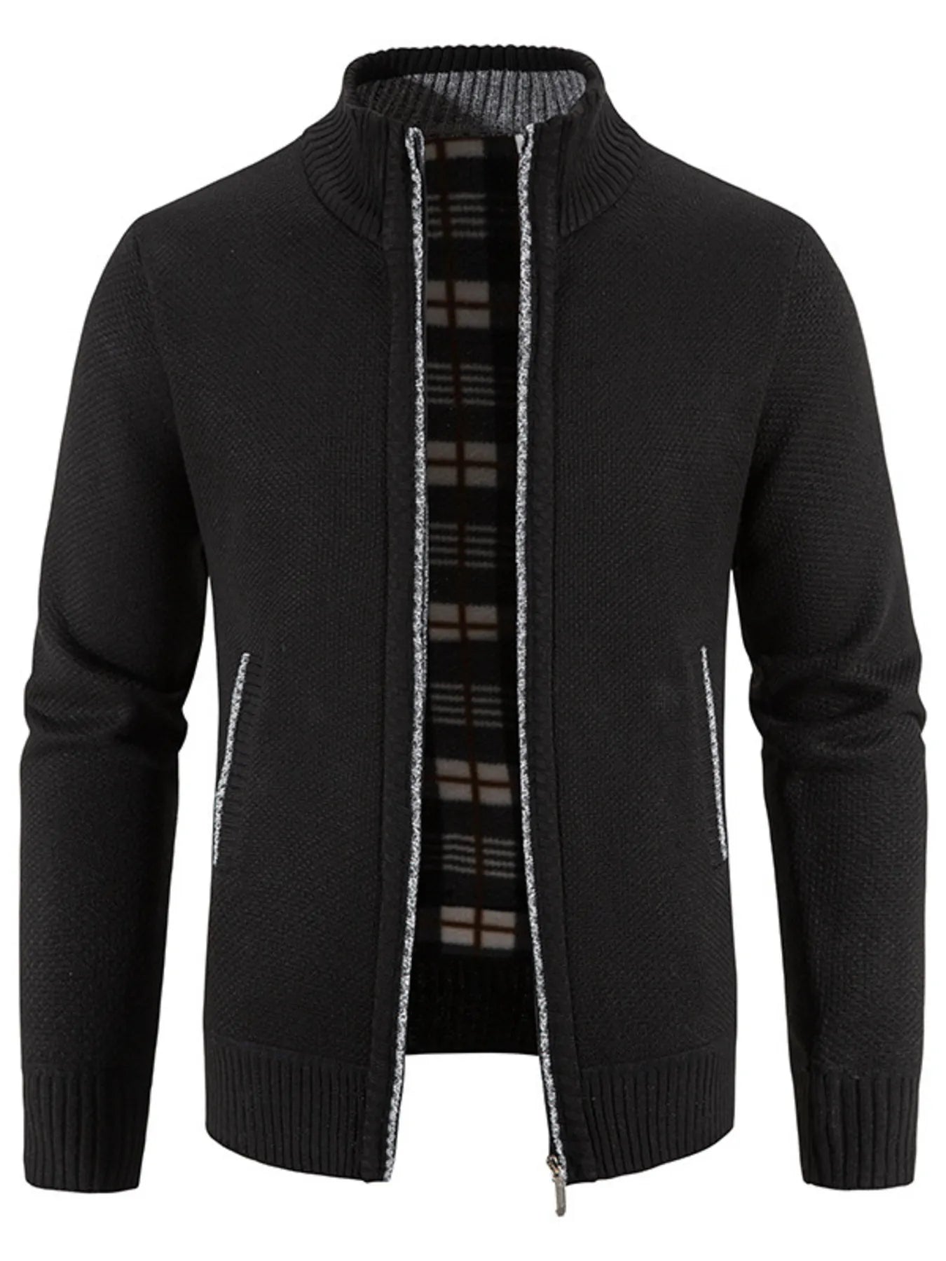 Big and Tall Mens Zip Up Sweater