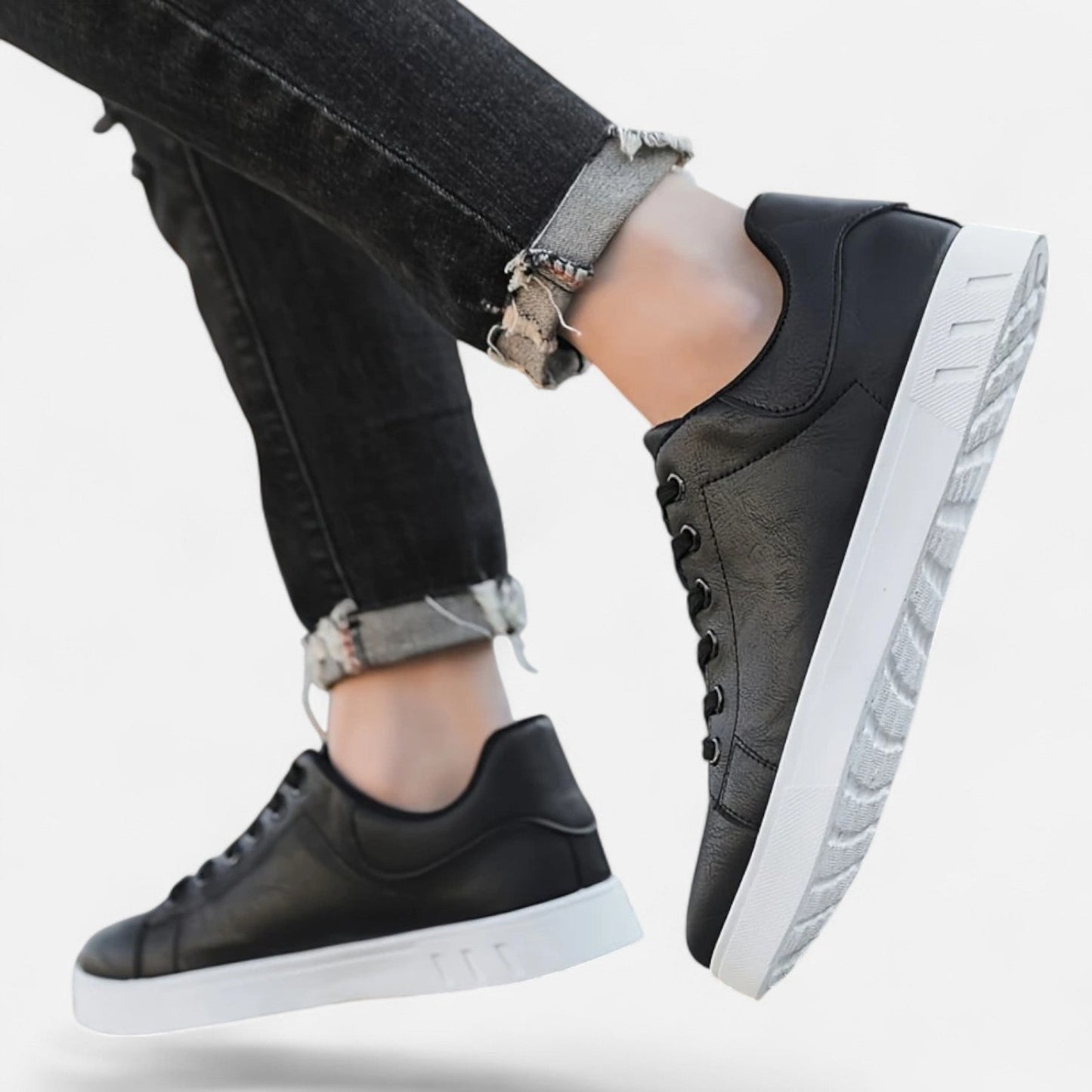 Men’s Classic Matte Lace Up Casual Sneakers